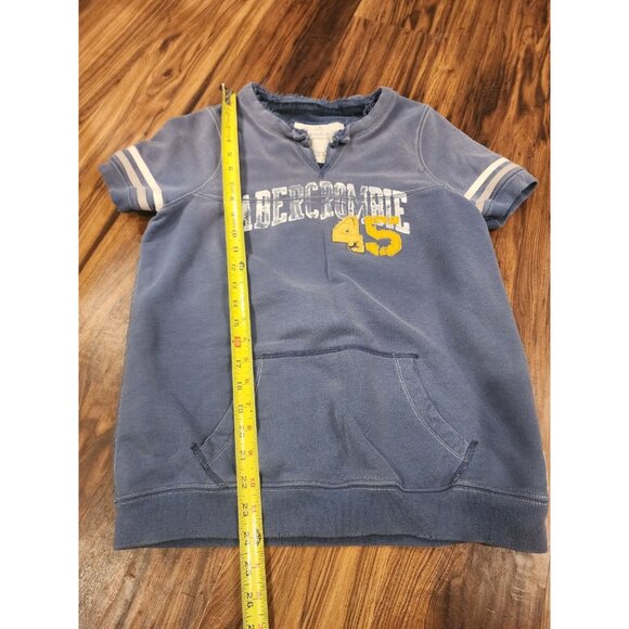 Y2K Abercrombie & Fitch Adirondack Shortsleeve Womens Sweatshirt Fits M/L READ - Picture 6 of 7